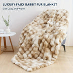 Faux Fur Velvet Fleece Blanket