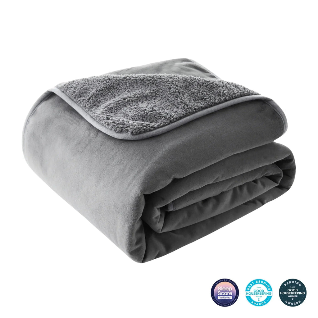 Reversible Flannel Sherpa Blanket