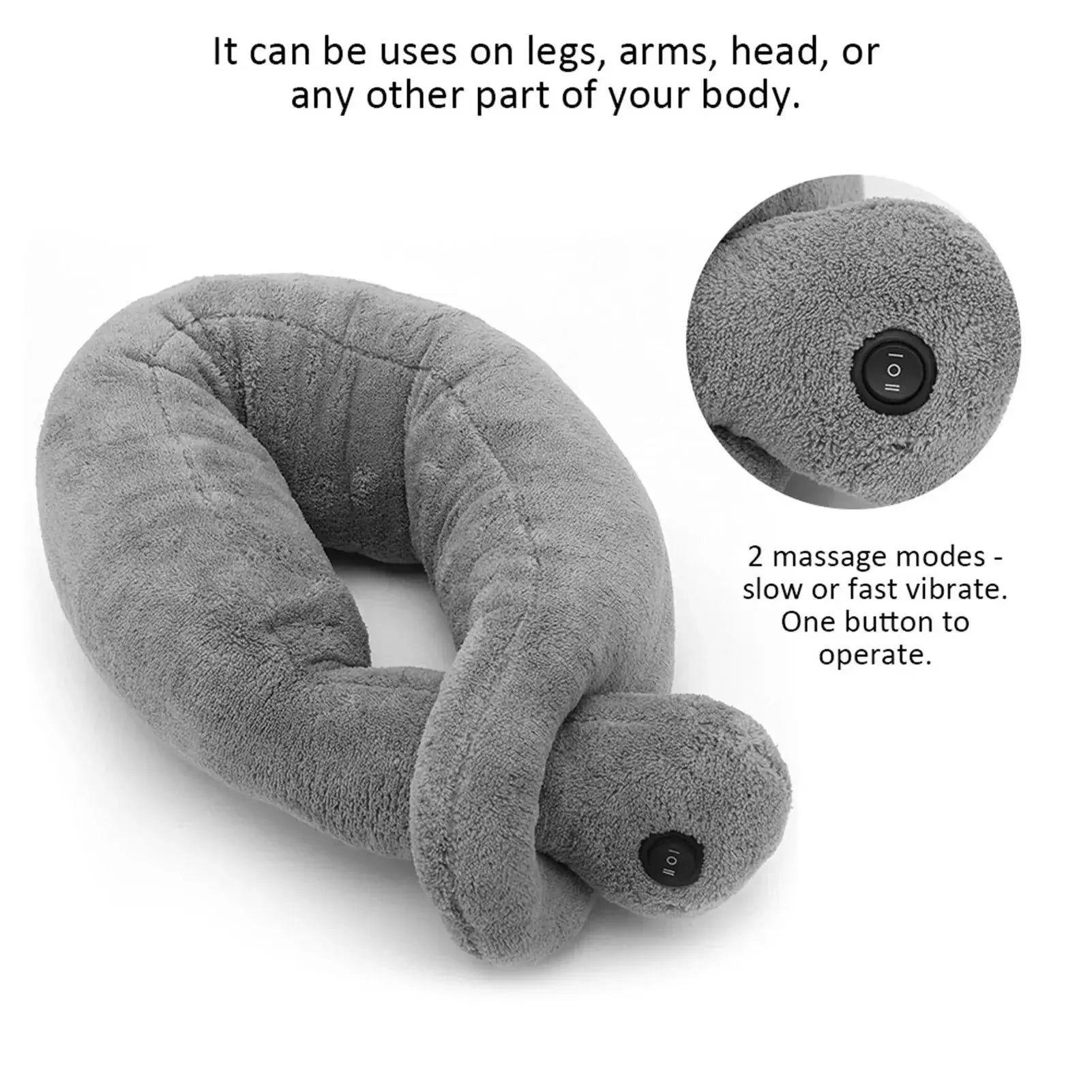 Vibrating Ergonomic Bed Pillow