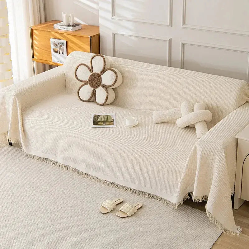 Cotton Yarn Blanket for Camping, two sizes, six colors