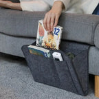 Felt Hanging Bedside Storage Bag, structured felt keeps pockets open