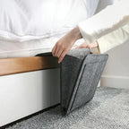 Felt Hanging Bedside Storage Bag, multiple compartments for books and cables