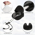 Hooded U Shaped Travel Pillow