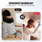 Hooded U Shaped Travel Pillow
