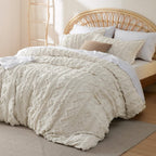 Tufted Boho Comforter Cover Set