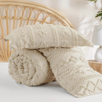 Tufted Boho Comforter Cover Set