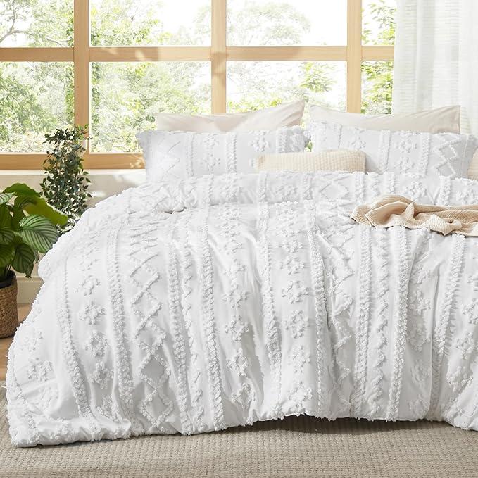 Tufted Boho Comforter Cover Set