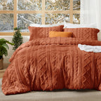 Tufted Boho Comforter Cover Set