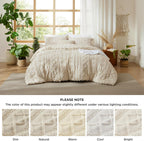 Tufted Boho Comforter Cover Set