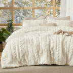 Tufted Boho Comforter Cover Set