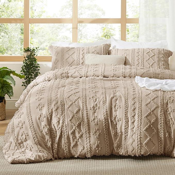 Tufted Boho Comforter Cover Set