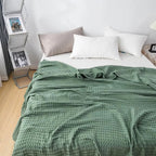Lightweight Cotton Blanket for Summer, 100 percent cotton yarn