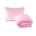 Convertible Travel Pillow Blanket Set