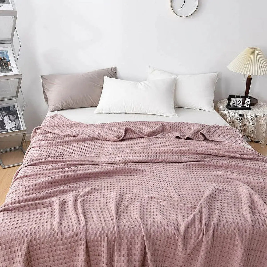 Lightweight Cotton Blanket for Summer, double, queen and king