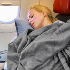 Convertible Travel Pillow Blanket Set