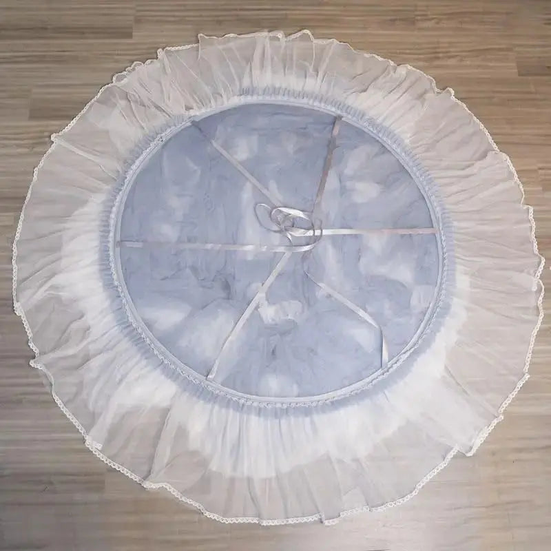 Pink Bed Canopy for Girls, round dome hangs from one ceiling point