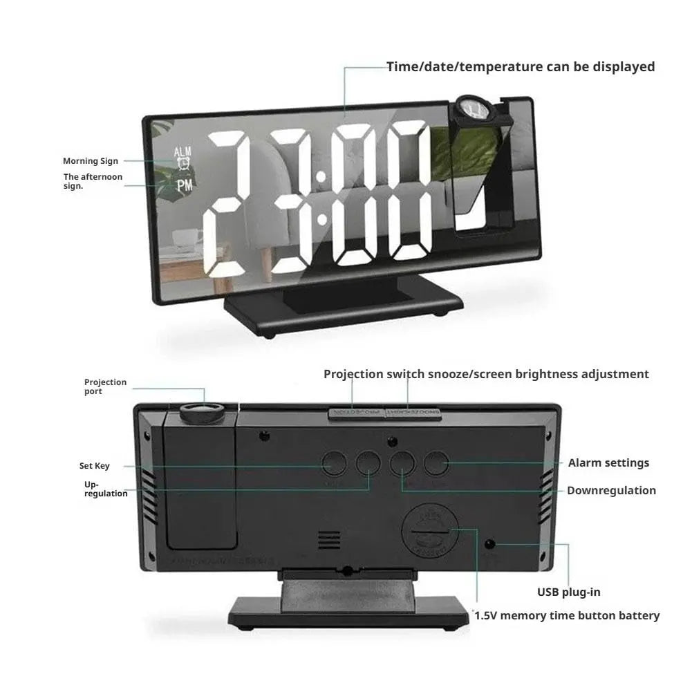 Ceiling Projection Alarm Clock