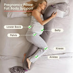 Adjustable Microbead Pregnancy Pillow