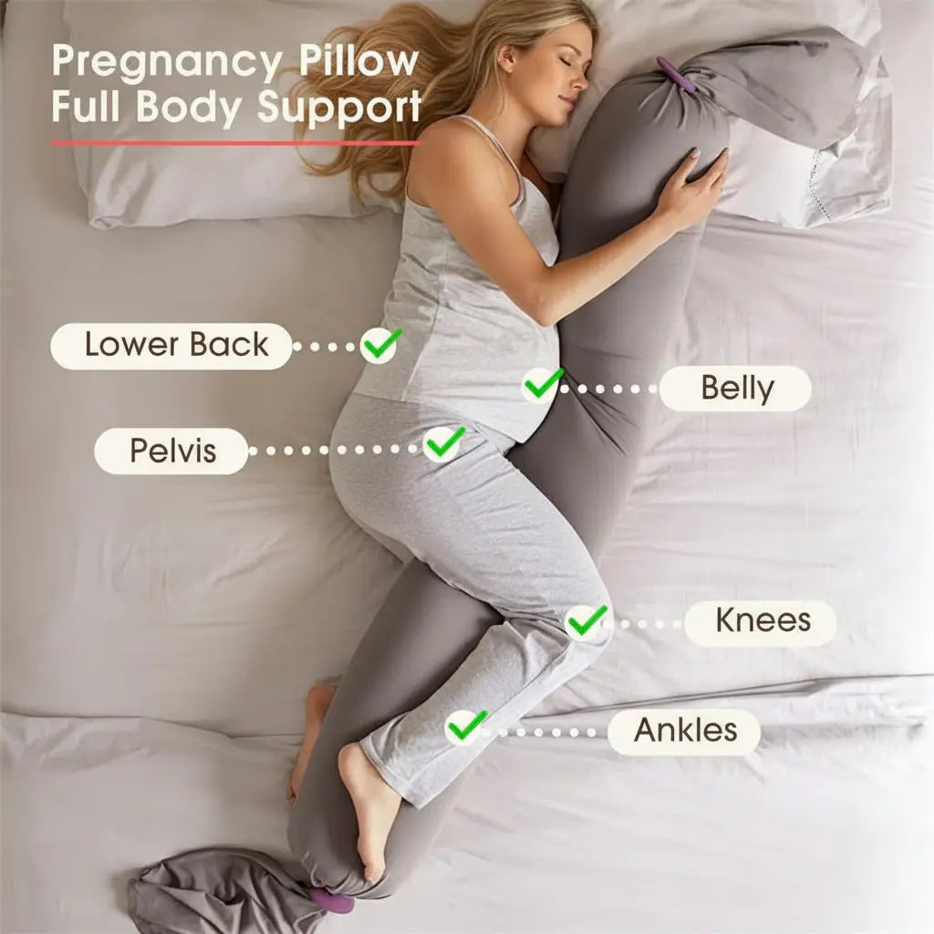 Adjustable Microbead Pregnancy Pillow