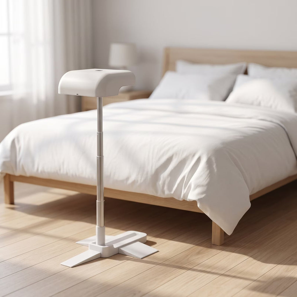 Rechargeable Bladeless Bed Fan, five speeds, height adjustable to 65 cm