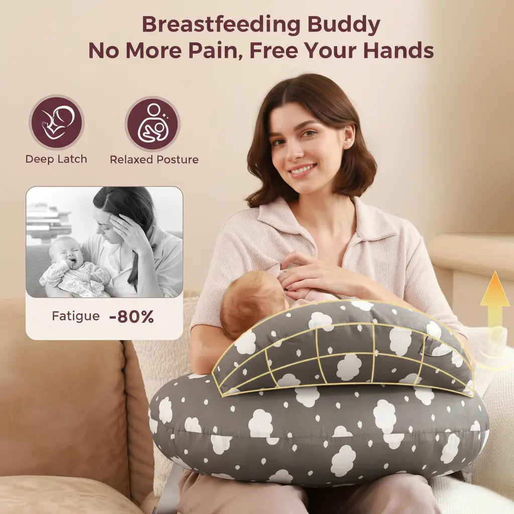 Wide Nursing Pillow for Breastfeeding
