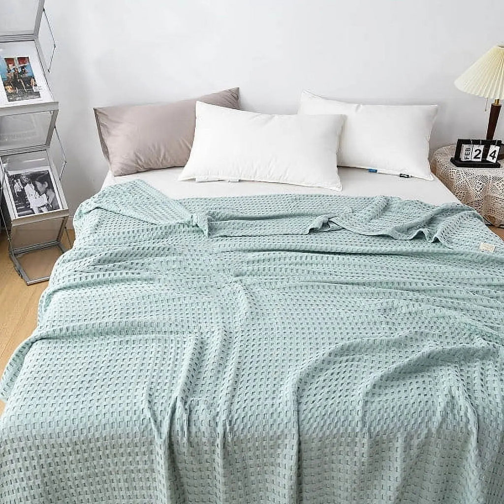 Lightweight Cotton Blanket for Summer, cotton fill