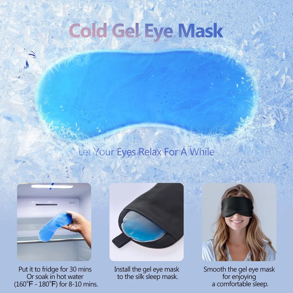 Cooling Gel Contoured Eye Mask