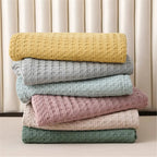 Lightweight Cotton Blanket for Summer, waffle weave moves air through the fabric