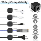 Magnetic Cable Organizer for Desk, six clips per pack