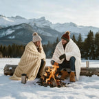 Plaid Faux Fur Blanket