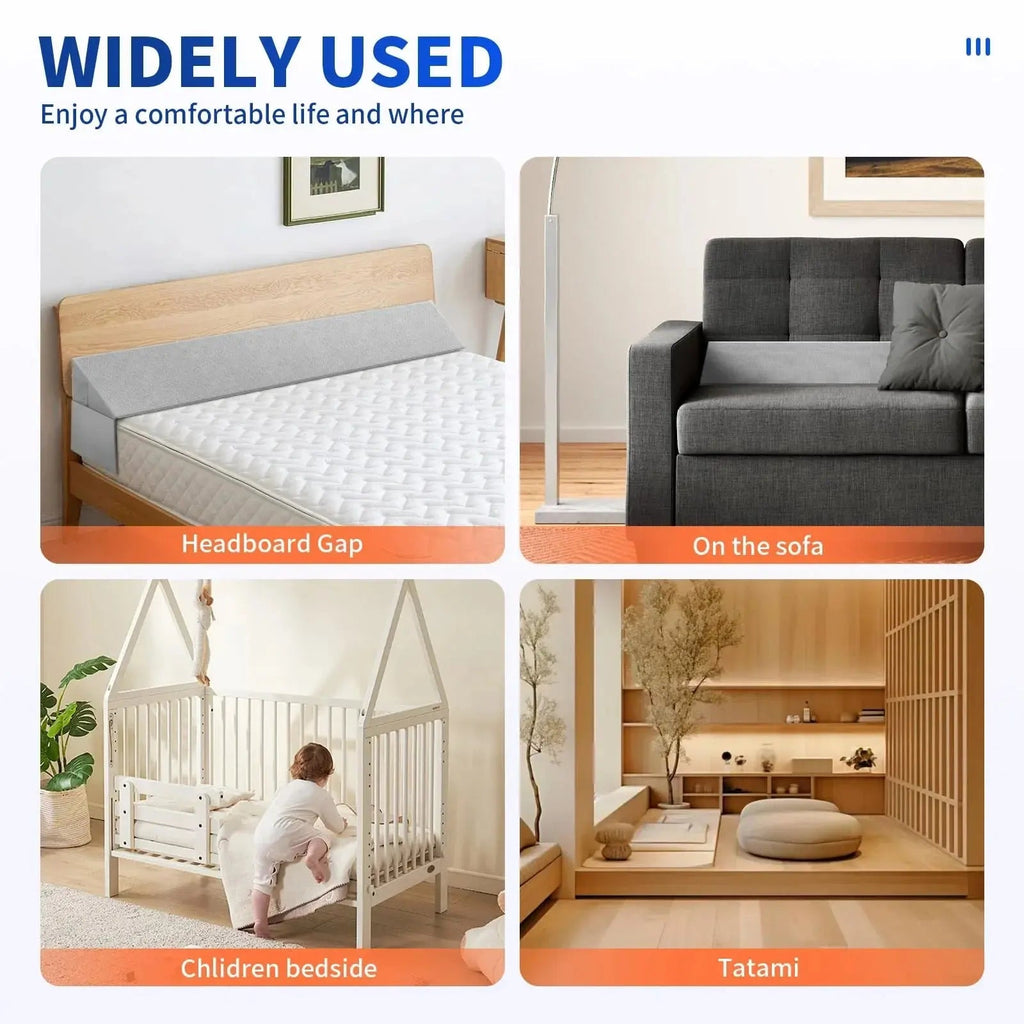 Mattress Gap Bed Wedge Pillow