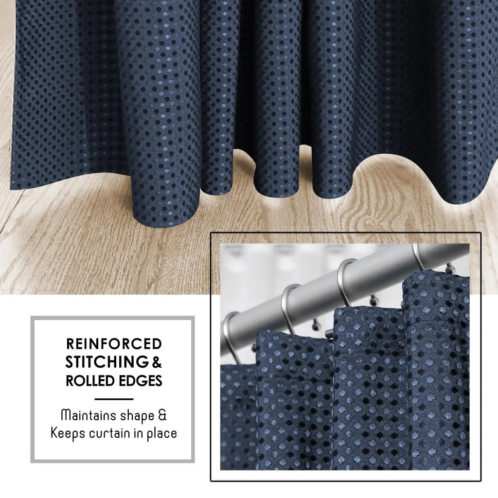 Thermal Blackout Curtains for Bedroom, thermal coated lining bonded to the weave