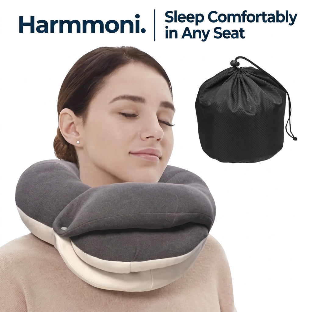 Travel Pillow With Eye Mask