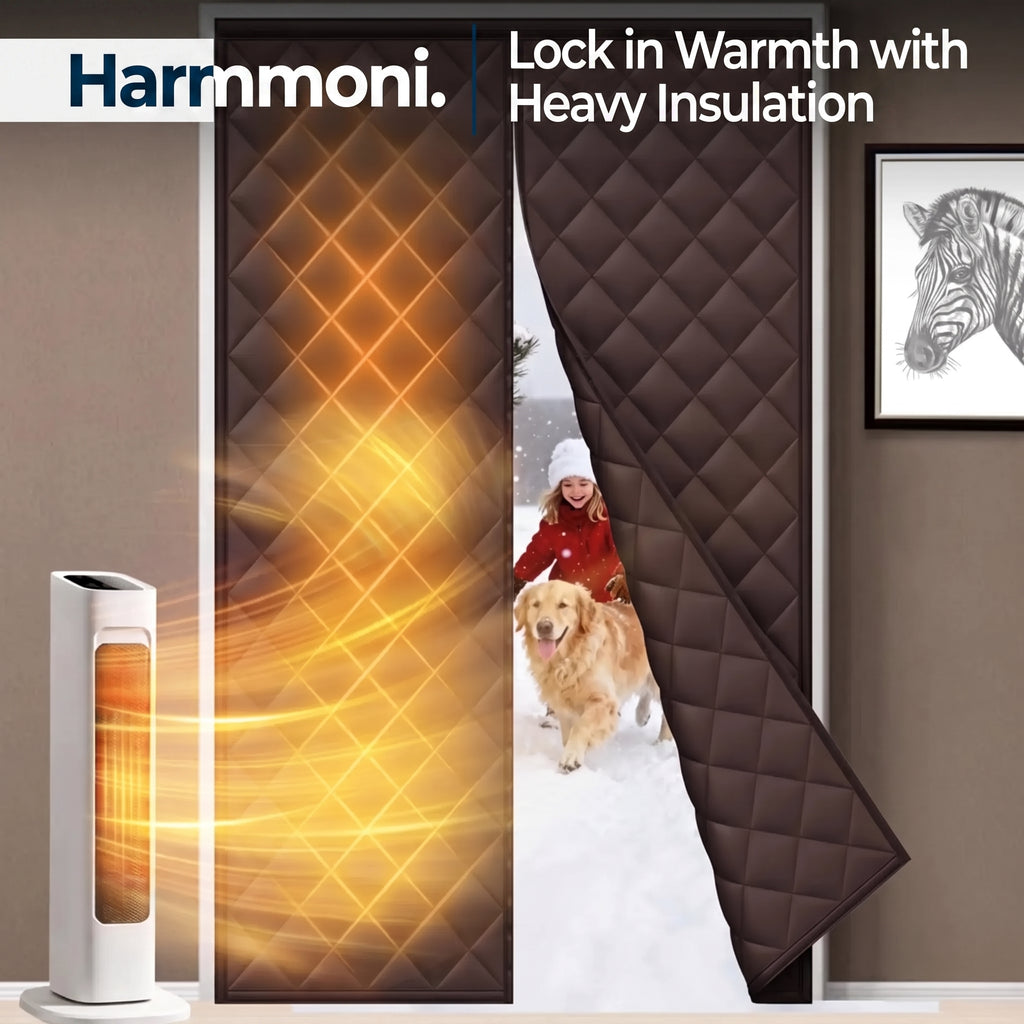 Insulated Magnetic Door Curtain