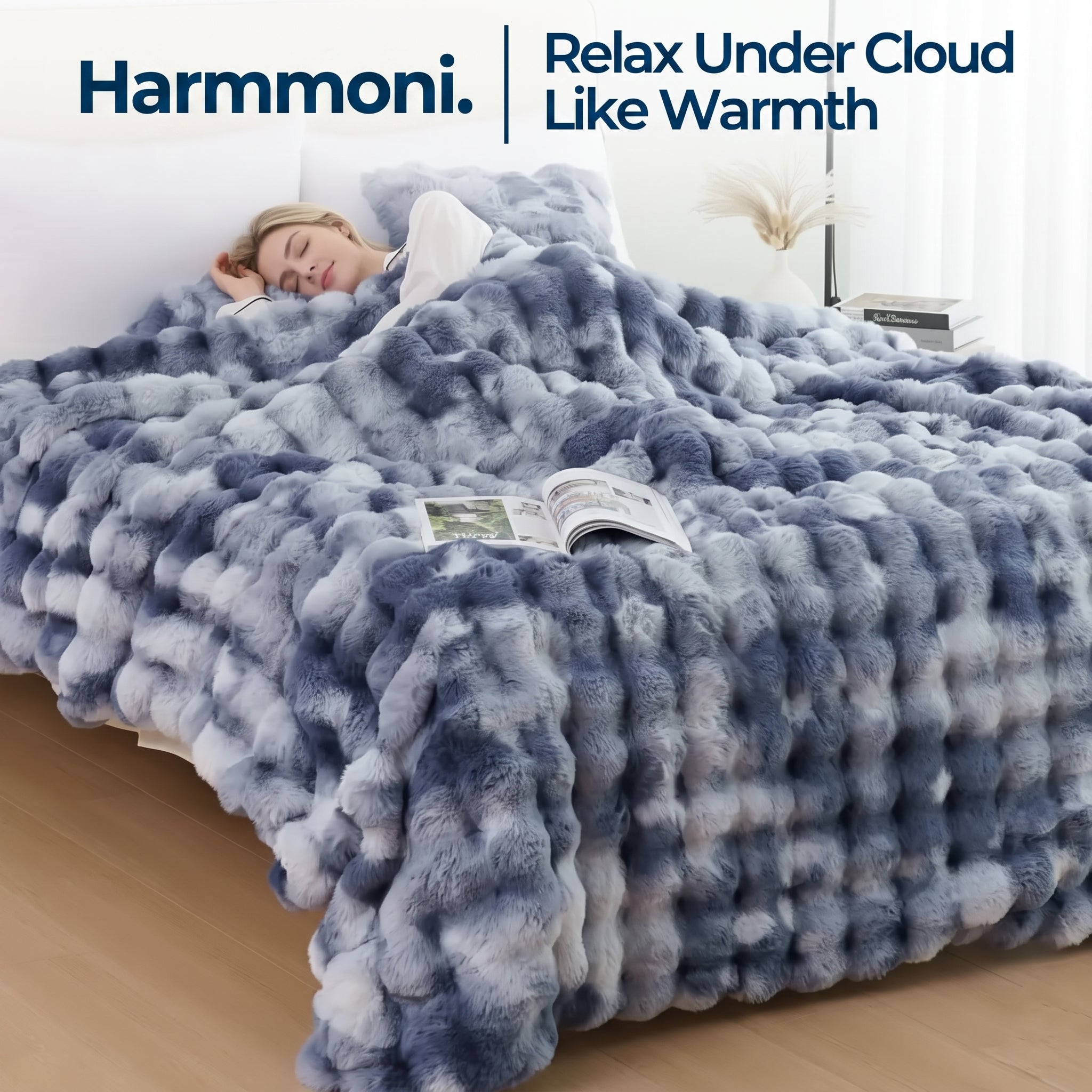 Faux Fur Velvet Fleece Blanket