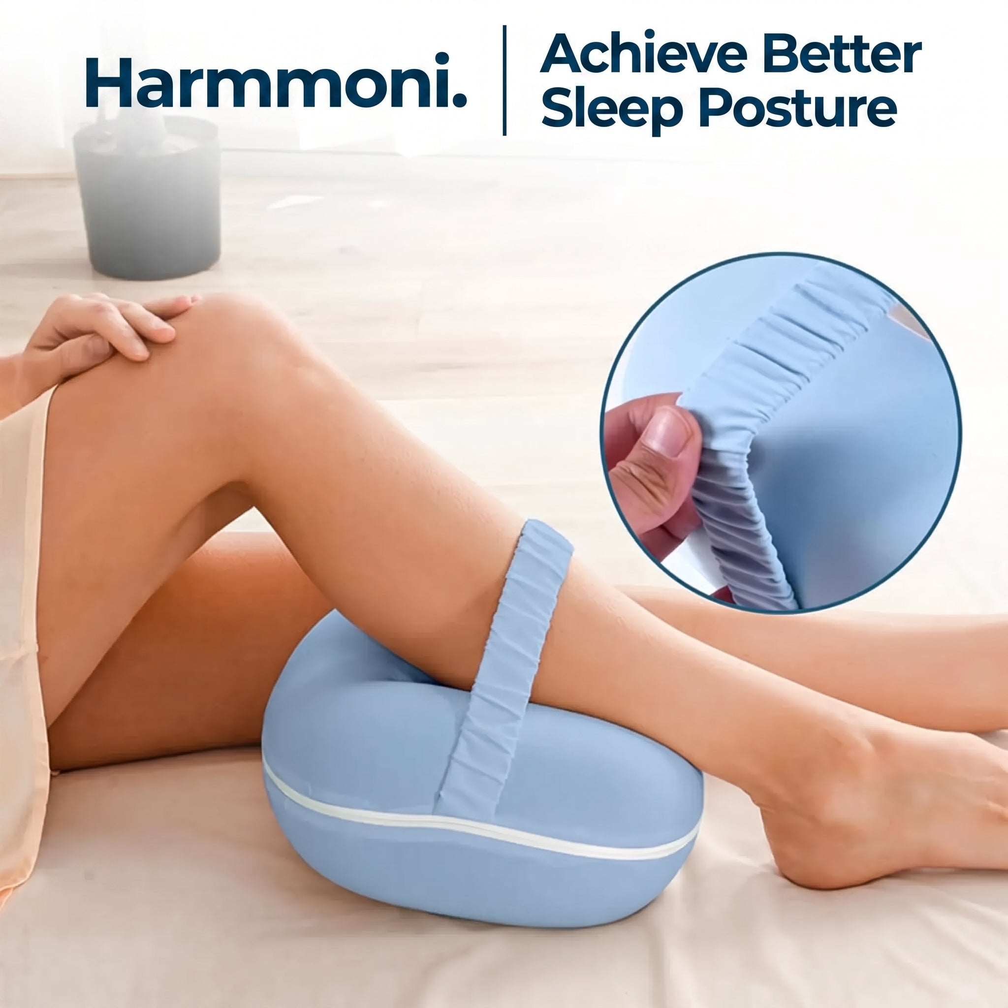 Contoured Memory Foam Knee Pillow