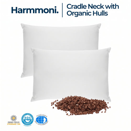 Adjustable Buckwheat Hull Bed Pillow