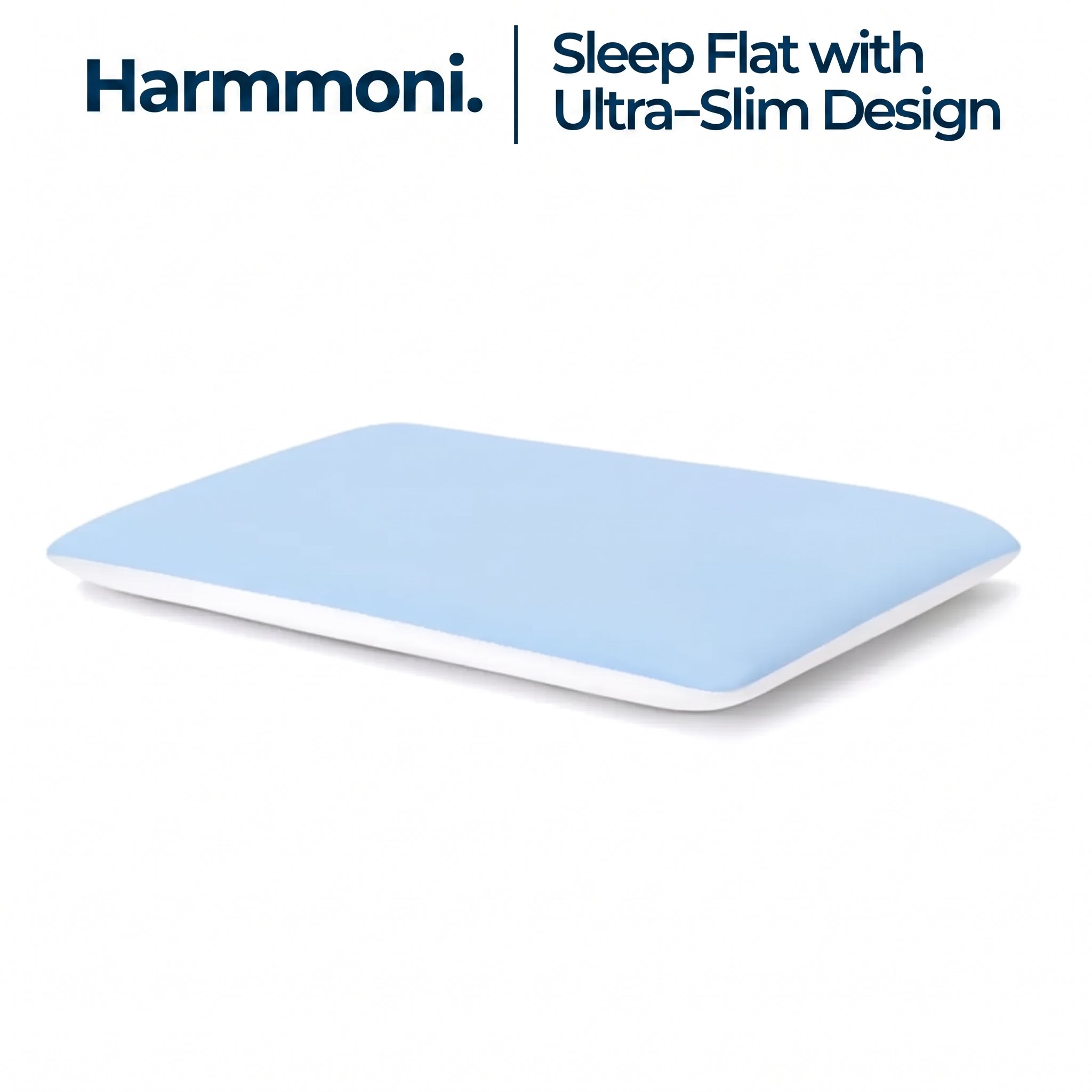 Slim Bamboo Memory Foam Pillow