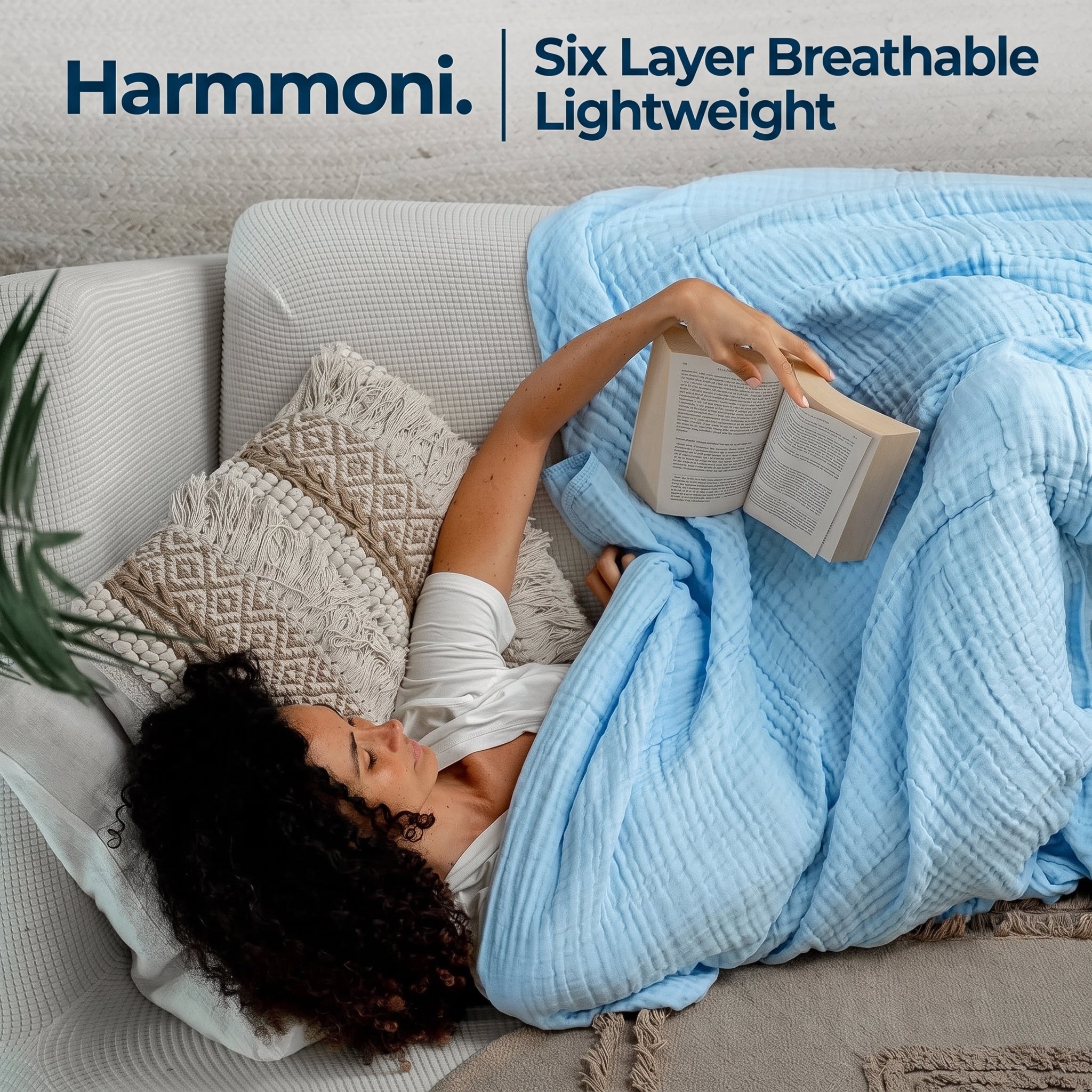 Six Layer Cotton Muslin Blanket