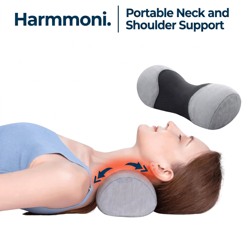 Memory Foam Neck Roll Pillow