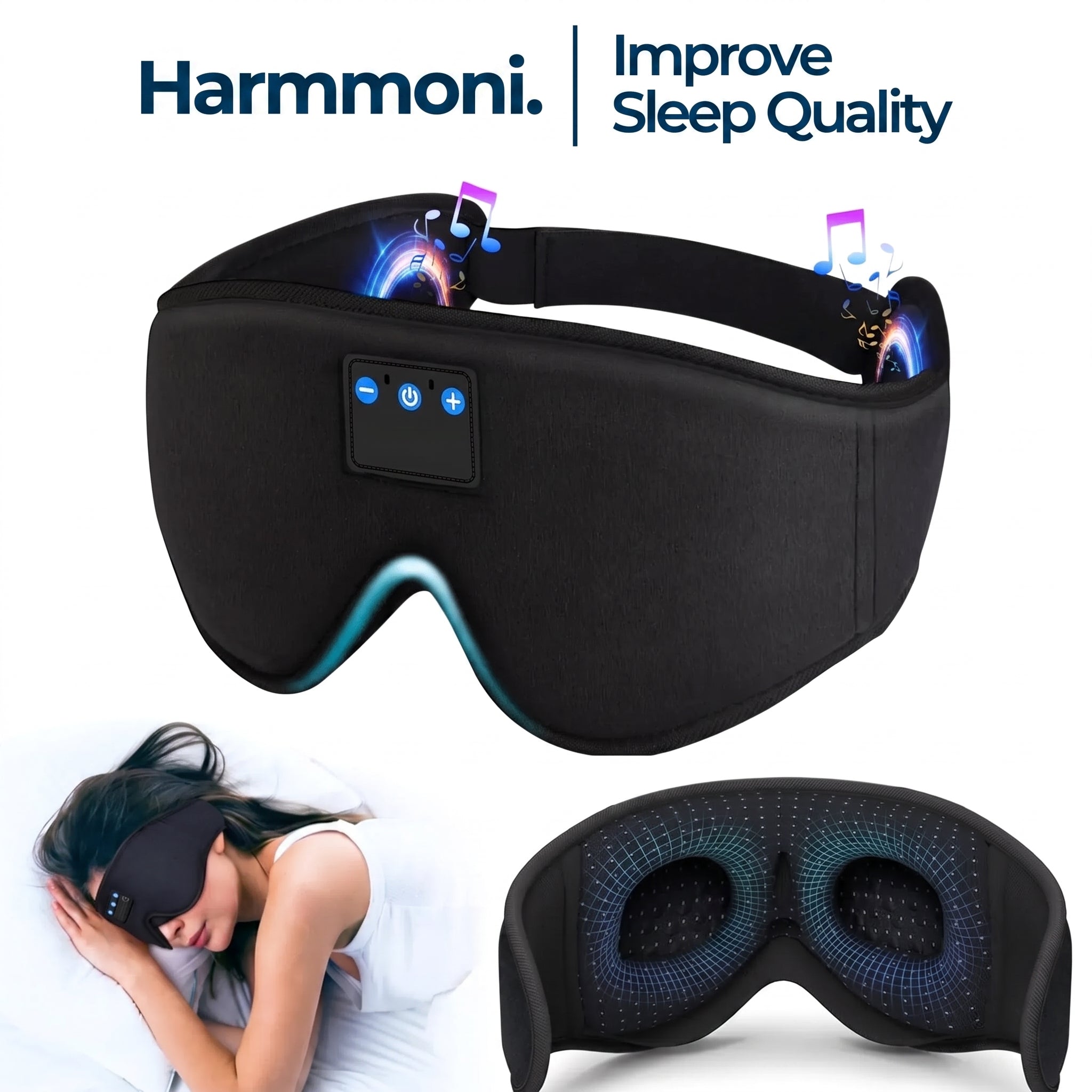 Bluetooth Headphone Sleep Eye Mask