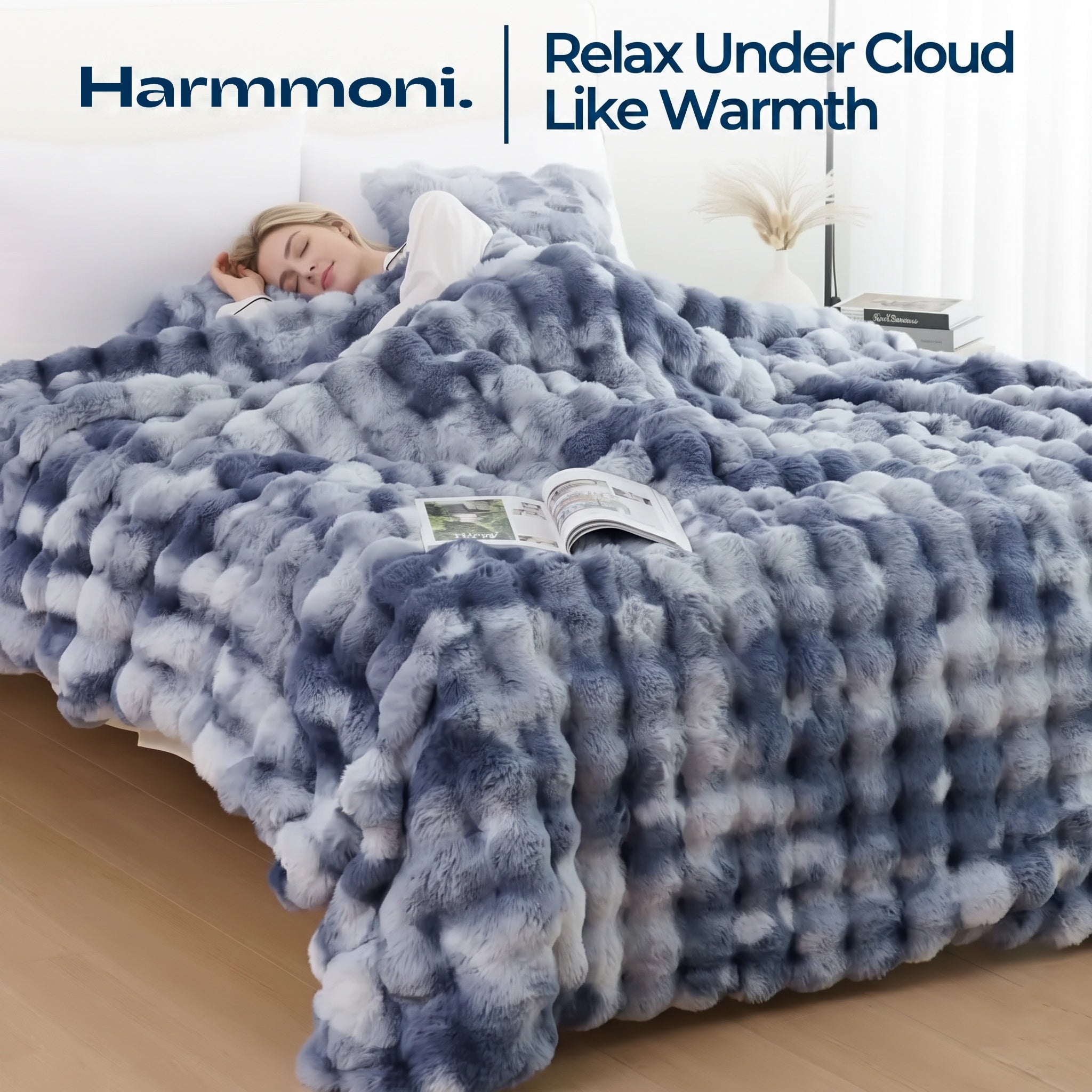 Faux Fur Velvet Fleece Blanket