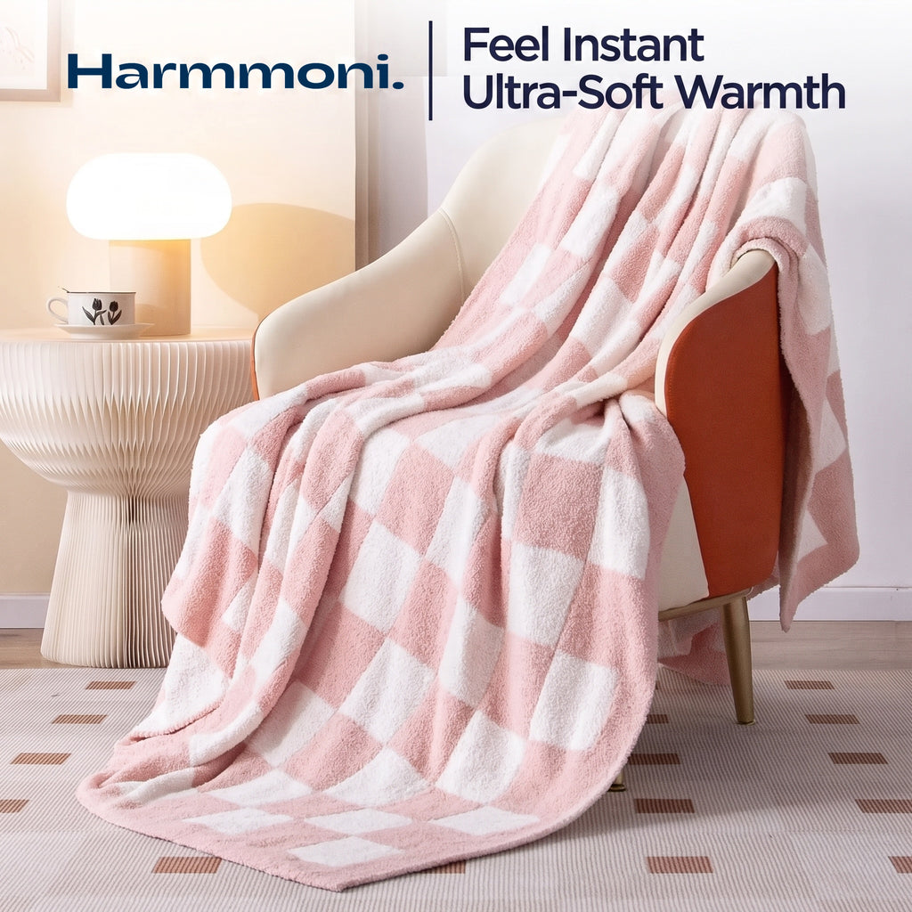 Checkered Flannel Fleece Blanket