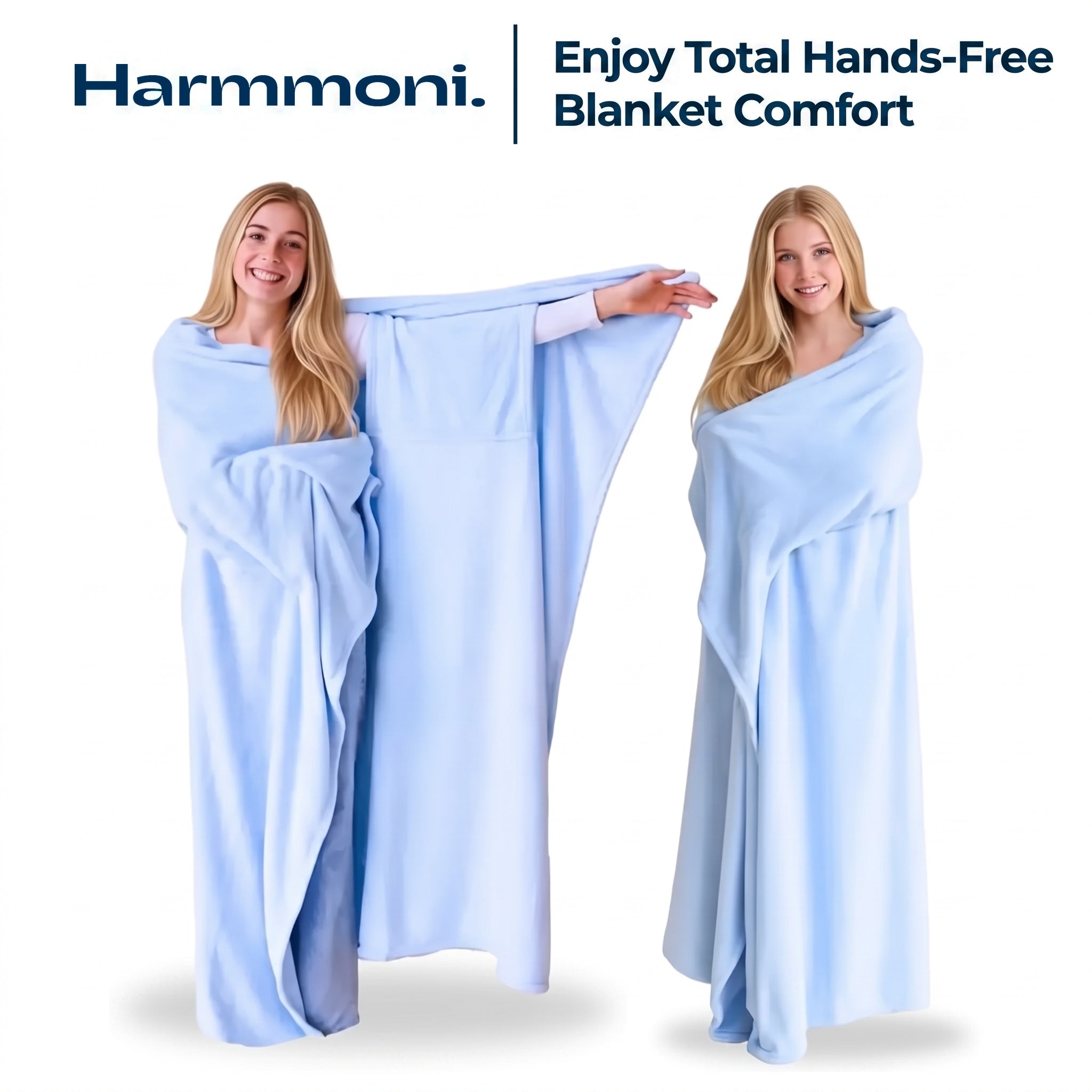 Wearable Flannel Blanket for Travel