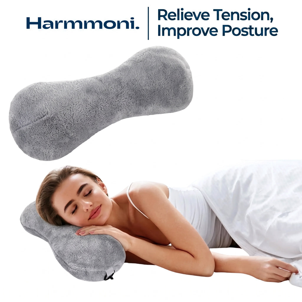 Sherpa Fleece Headrest Bed Pillow