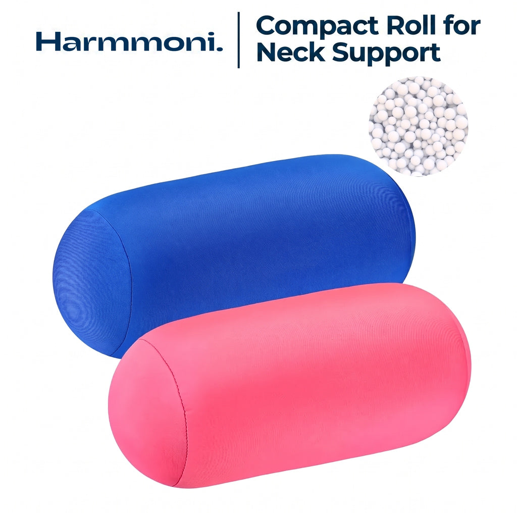 Microbead Roll Bed Pillow Set