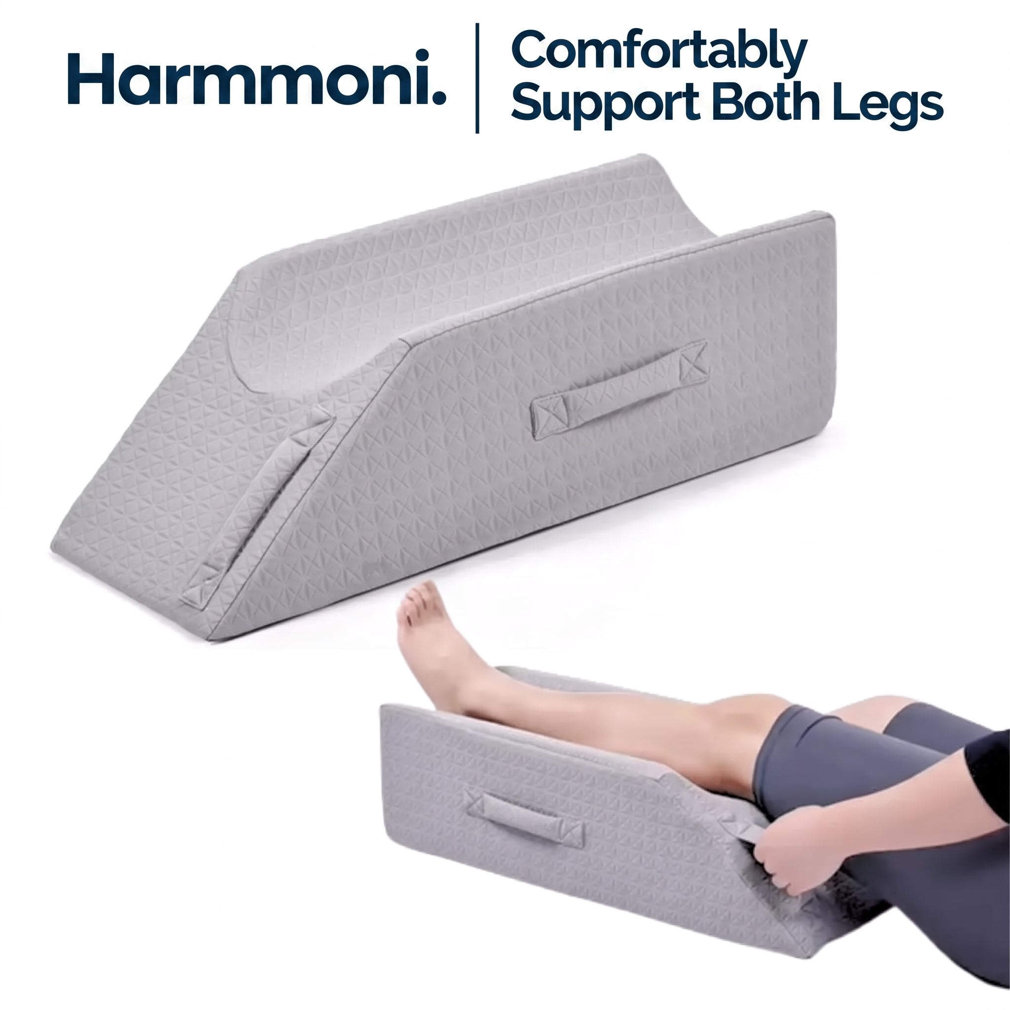 Velvet Leg Elevation Wedge Pillow
