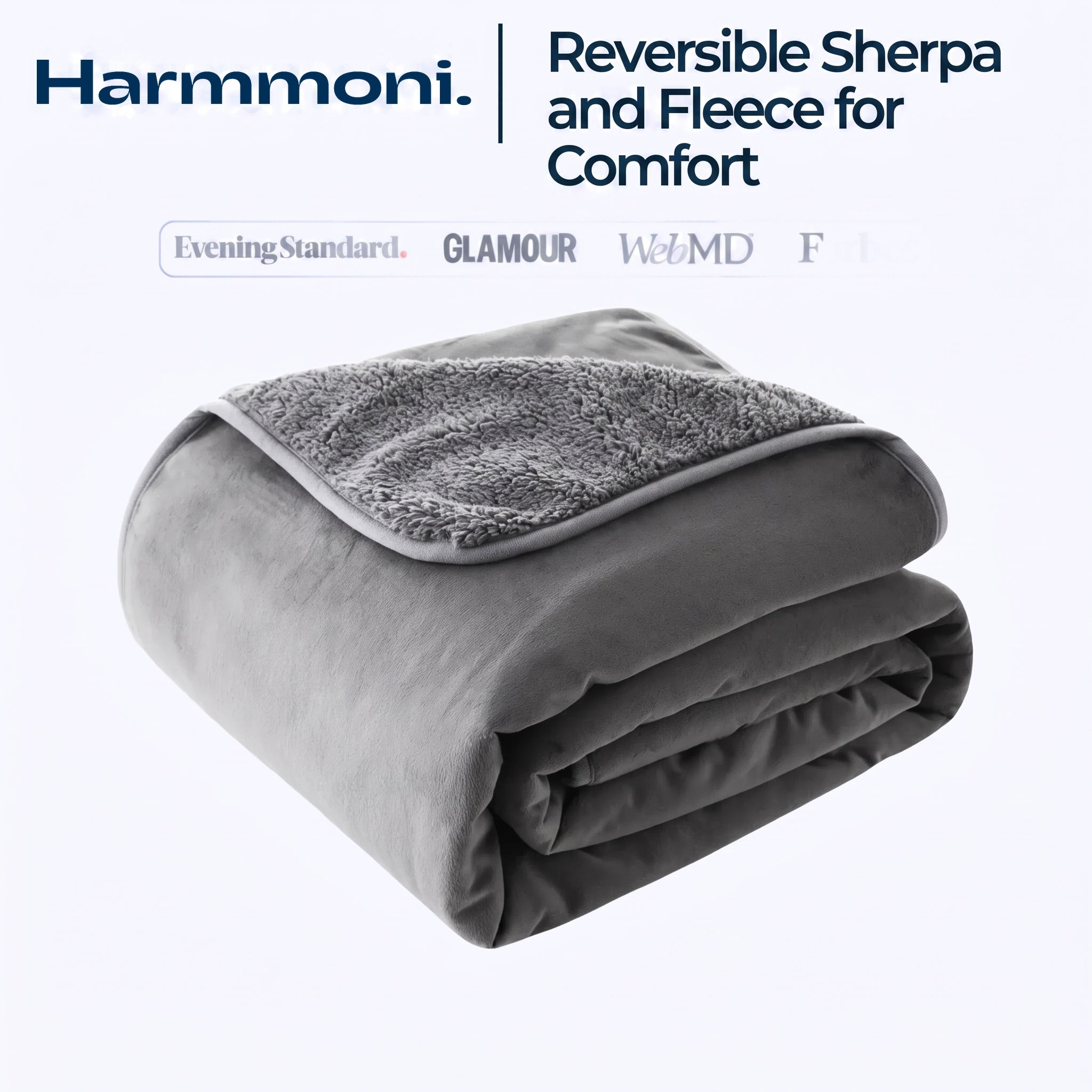 Reversible Flannel Sherpa Blanket