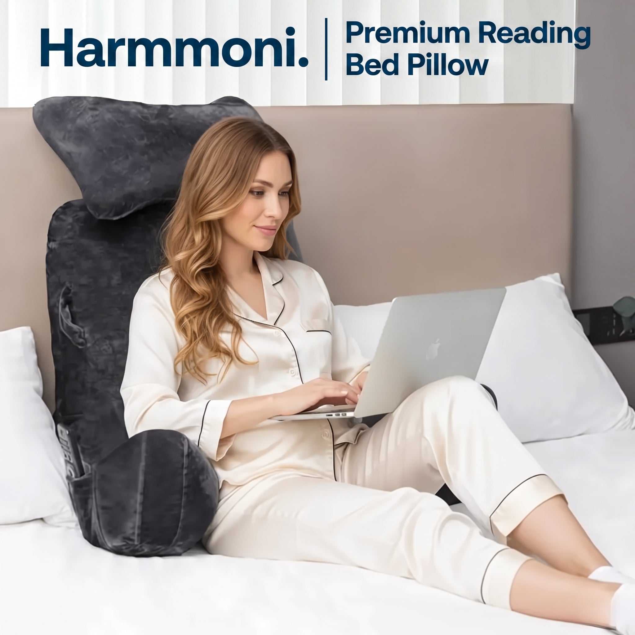 Oversized Bed Pillow for Reading