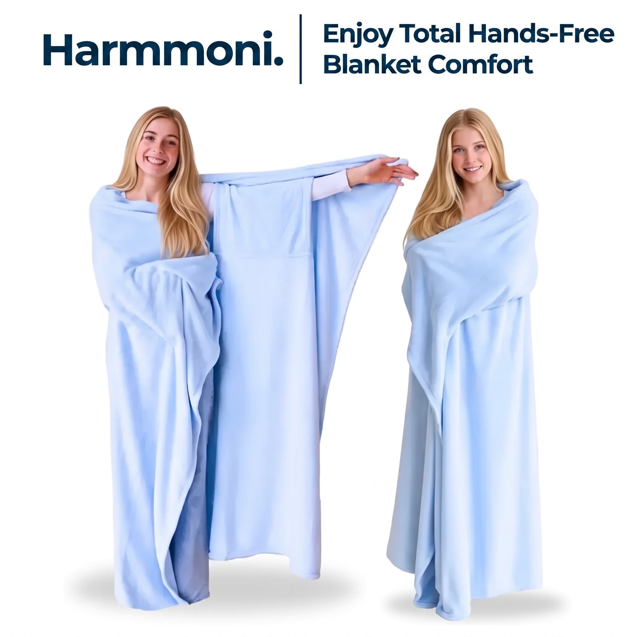 Wearable Flannel Blanket for Travel